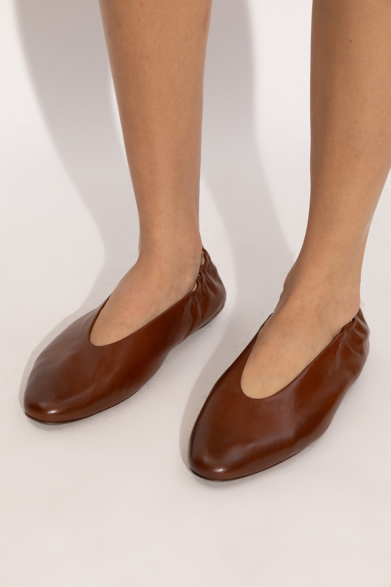 Marsell 'Strascico' leather ballet flats | Women's | Vitkac